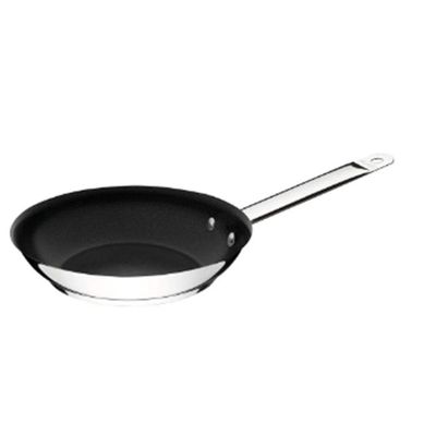 Panela Frigideira Em Aço Inox 30Cm Boa Qualidade