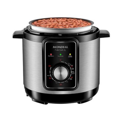 Panela Pressão Elétrica Mondial Pratic Cook 3L Premium 127V