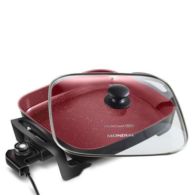 Panela Elétrica Grill Pe-49-rc 220v/60hz Red Ceramic