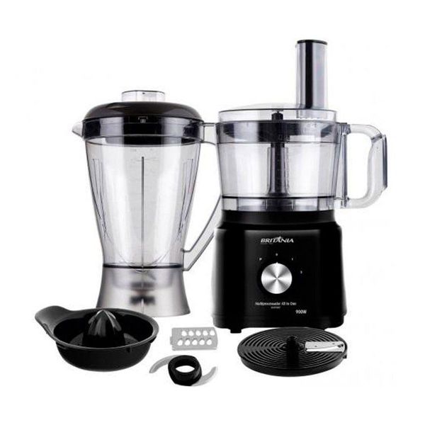 Multiprocessador All In One 900w Britânia Bmp900p 63302021 Preto 127v 110V