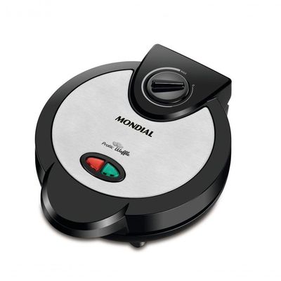 Máquina De Waffle Pratic Gw-01 Grill 220V-Preto/Inox