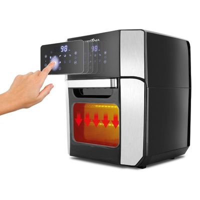 Fritadeira Elétrica Air Fry Oven Sem óleo 12 Litros 4 Em 1 Britânia Preto 127 V