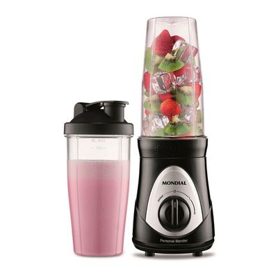 Liquidificador Portátil Mondial Personal Blender 127v preto 110V