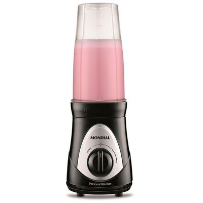 Liquidificador Portátil Mondial Personal Blender 127v preto 110V