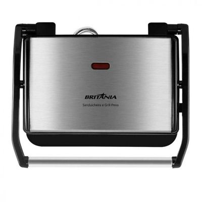 Grill Sanduicheira Britânia Bgr27I Press 2 1 Preto Inox 127V 110V