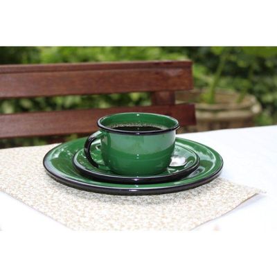 Caneca Com Bico Esmaltada Verde 1 L Ewel