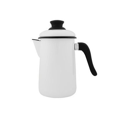 Bule Para Café Esmaltado Branco 1,5 L Ewel