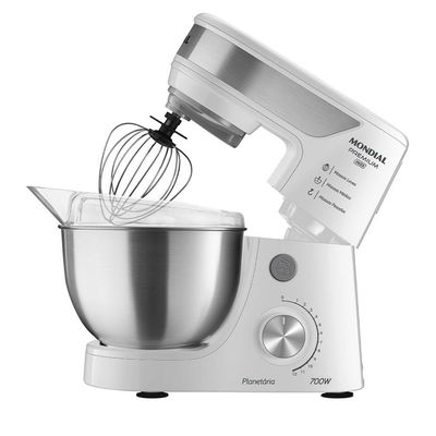 Batedeira Planetária Premium Inox Mondial 127v branco 110V