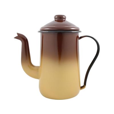 Bule Para Café Tradicional Esmaltado MarromDegradê 1,5L Ewel
