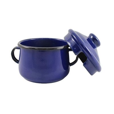 Açucareiro Esmaltado Azul 380 Ml Ewel