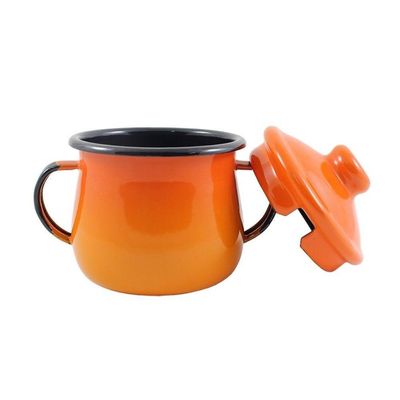 Açucareiro Esmaltado Laranja 380 Ml Ewel