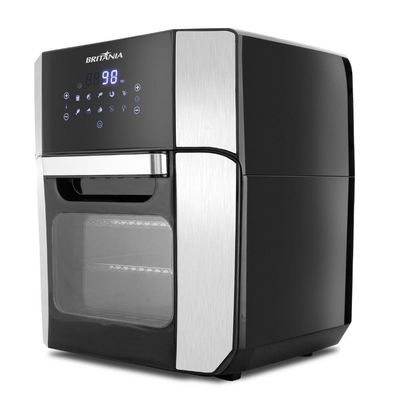 Fritadeira Elétrica Air Fry Oven Sem óleo 12 Litros 4 Em 1 Britânia Preto 127 V