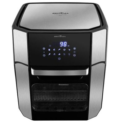 Fritadeira Elétrica Air Fry Oven Sem óleo 12 Litros 4 Em 1 Britânia Preto 127 V