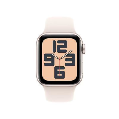 Watch SE GPS 40mm Pulseira Esportiva Estelar Apple Branco