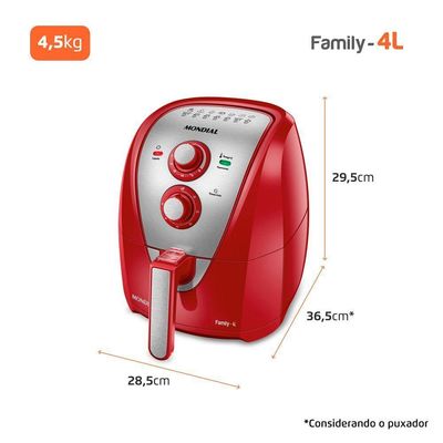 Fritadeira Sem óleo Air Fryer 4l Mondial Afn-40-ri 127v/60hz