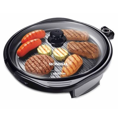 Grill Redondo Mondial Cook &amp; Grill 40 G-03 Grill-127v-preto 110V