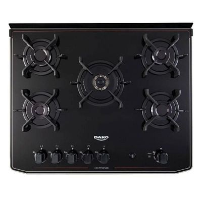 Fogão De Piso Dako 5 Bocas Acendimento Automático Magister Preto Bvolt Bivolt