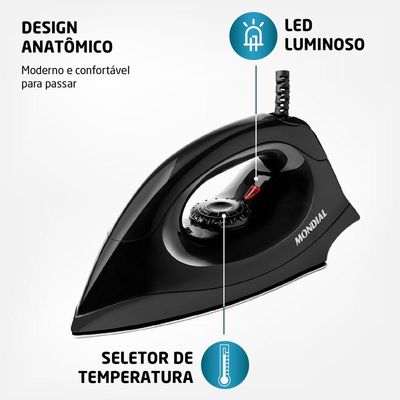 Ferro A Seco Mondial Fsn-55-b Ferro A Seco Fsn-55-b 127v/60hz .