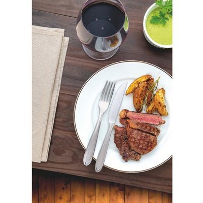 Faqueiro Laguna 24pçs Inox Com Facas De Churrasco 66906/575