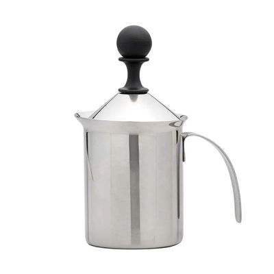 Espumador Manual De Leite Em Aço Inox 400 Ml Oxford