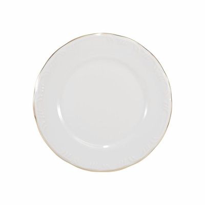 Conjunto De Pratos Rasos 06 Peças Pomerode Ouro Schmidt