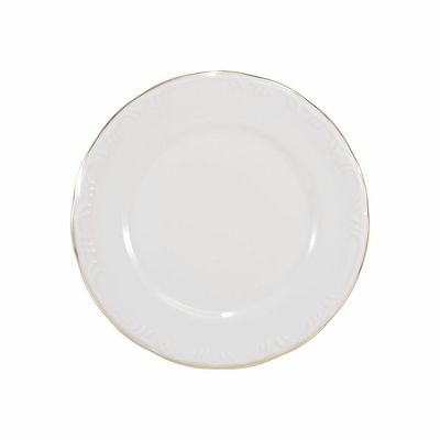 Conjunto De Pratos Rasos 06 Peças Pomerode Ouro Schmidt