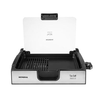 Chapa Mondial Due Grill Premium G-10 Grill-127v-preto/inox 110V