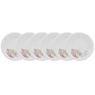 Conjunto De Pratos Rasos 06 Peças Eterna Schmidt