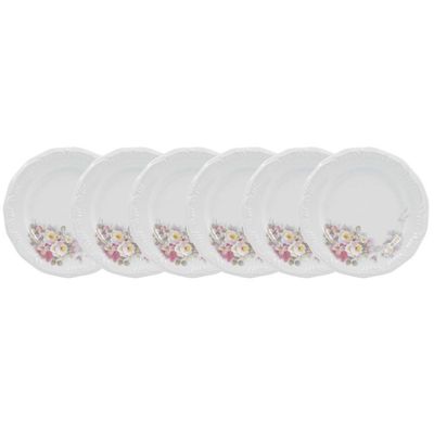 Conjunto De Pratos Rasos 06 Peças Eterna Schmidt