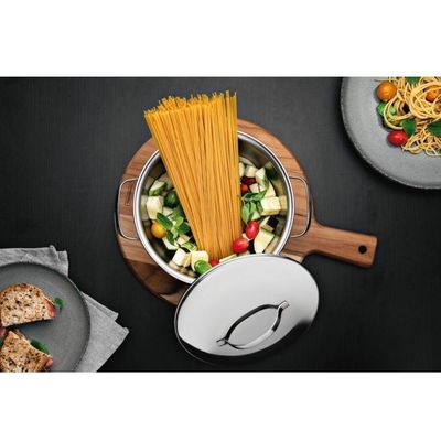Caçarola Rasa Allegra 24 Cm 4,2 L Em Aço Inox