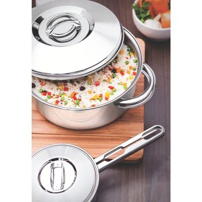 Caçarola Funda 20Cm 3,6 L + Caçarola Funda 16Cm 1,8 L Solar
