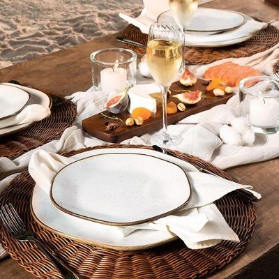 Conjunto De Pratos De Sobremesa 06 Peças Ryo Maresia Oxford