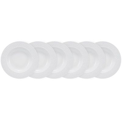 Conjunto De Pratos Fundos 06 Peças Ártico Schmidt