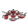 Conjunto De Panelas 7 Peças Ruby Brinox Vermelho