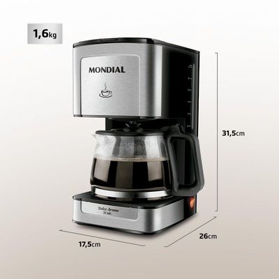 Cafeteira Elétrica Mondial C-44-32x-si 127v/60hz