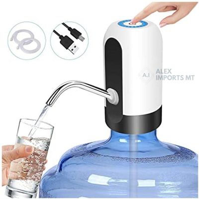 Bebedouro Bomba Elétrica Garrafão Agua 5 10 20l Recarregvel