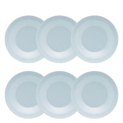 Conjunto de 6 Pratos Fundos Mia Cristal Oxford