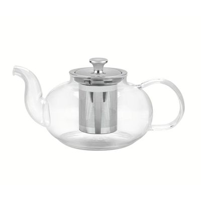Bule Chá Em Vidro E Aço Inox Com Infusor 1 L 61764/100