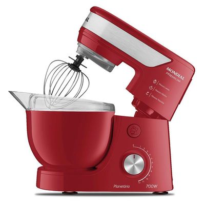 Batedeira Planetária Mondial Premium Bp-01p-r Batedeira Planetária-127v-vermelho/inox 110V