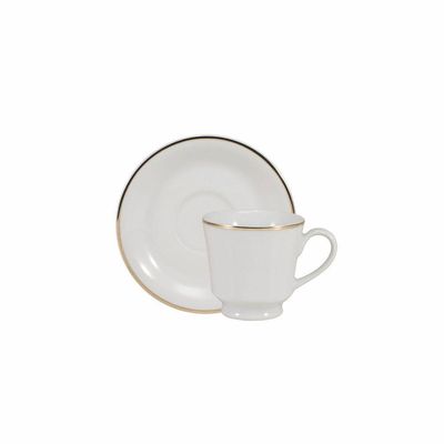 Aparelho De Jantar 42 Peças Itamaraty Ouro Schmidt