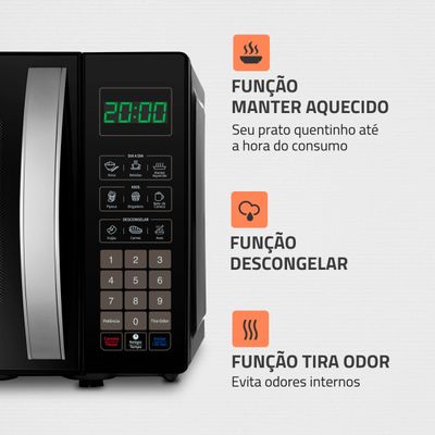 Micro-ondas 21L Mondial MO-01-21-B 220V