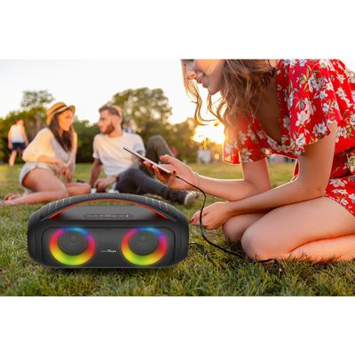Speaker Extreme Britânia BBS200BT Flash Lights TWS 200W Bivolt