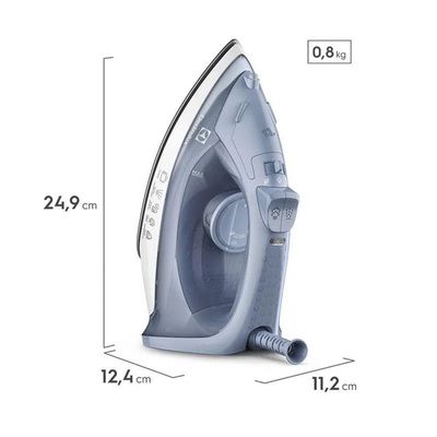 Ferro De Passar Electrolux Efficient A Vapor Esi10 Denim Blue 220 V