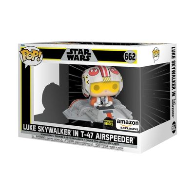 Boneco Funko POP Rides Super Deluxe SW Luke Skywalker inT-47