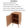 Gabinete 1 Porta Com Cuba Para Banheiro Bn3630x41 Amendoa Tecno Mobili Amendoa