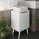 Gabinete 1 Porta Com Cuba Para Banheiro Bn3630x41 Branco Tecno Mobili Branco