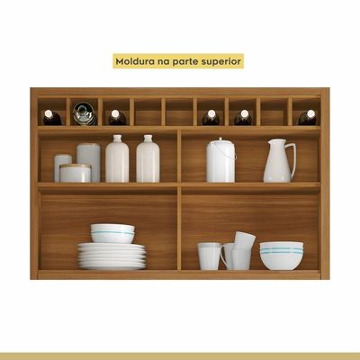 Cozinha Completa 5 Peças Imperatriz Nesher Freijó-grafite