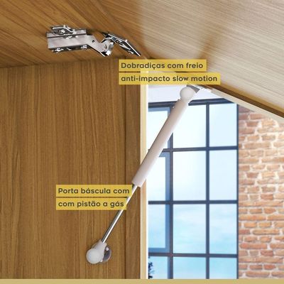 Cozinha 7 Peças 100% Mdf Rainha Nature-verde