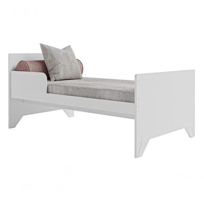 Berço Mini Cama Maya Branco Acetinado Móveis Canaã