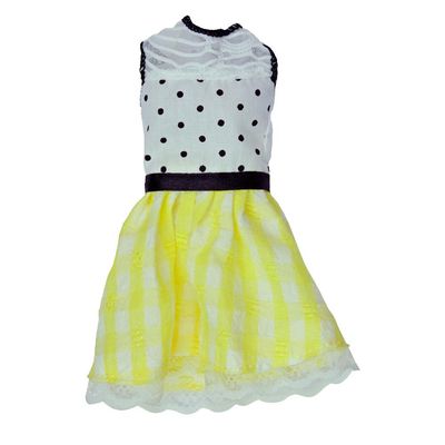 Vestido Para Boneca - Doll Dress Kit 2 Looks - Listrado E Bolinha